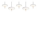 Trio T340210576 LED závesné stropné svietidlo KEATON  | 50W integrovaný LED zdroj | 1x5900lm | 2300+3000+4000K | na lanku | Trio - SwitchDimmer | sivá