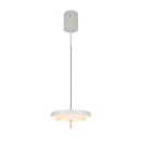 Trio T340219176 LED závesné stropné svietidlo KEATON  | 34W integrovaný LED zdroj | 1x4000lm | 2300+3000+4000K | na lanku | Trio - SwitchDimmer | sivá