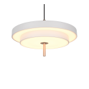 Trio T340219176 LED závesné stropné svietidlo KEATON  | 34W integrovaný LED zdroj | 1x4000lm | 2300+3000+4000K | na lanku | Trio - SwitchDimmer | sivá