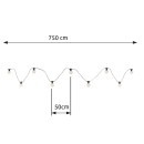 Globo 34090N LED svetelná reťaz Almaga 10x0,27W | 220lm | 2700K | IP44