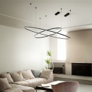 Ideal lux 370569 LED závesné stropné svietidlo ORACLE  | 81W integrovaný LED zdroj | 4560lm | 3000K | sťahovacie | na lanku | bronz