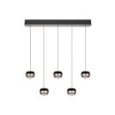 Trio SELECT  344410507  LED závesné stropné svietidlo ORBIT  | 5x8W integrovaný LED zdroj | 5x960lm | 2300+3000+4000K