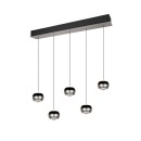 Trio SELECT  344410507  LED závesné stropné svietidlo ORBIT  | 5x8W integrovaný LED zdroj | 5x960lm | 2300+3000+4000K
