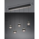 Trio SELECT  344410507  LED závesné stropné svietidlo ORBIT  | 5x8W integrovaný LED zdroj | 5x960lm | 2300+3000+4000K