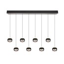 Trio SELECT  344410807  LED závesné stropné svietidlo ORBIT  | 8x8W integrovaný LED zdroj | 8x960lm | 2300+3000+4000K