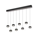 Trio SELECT  344410807  LED závesné stropné svietidlo ORBIT  | 8x8W integrovaný LED zdroj | 8x960lm | 2300+3000+4000K