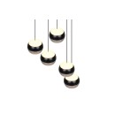 Trio SELECT  344430507  LED závesné stropné svietidlo ORBIT  | 5x8W integrovaný LED zdroj | 5x960lm | 2300+3000+4000K