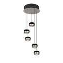 Trio SELECT  344430507  LED závesné stropné svietidlo ORBIT  | 5x8W integrovaný LED zdroj | 5x960lm | 2300+3000+4000K