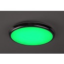 Rabalux 3464 LED vonkajšia stropnica Balthasar 1x18W | 1600lm | 3000-6500K | RGB | IP44 - chróm, biela
