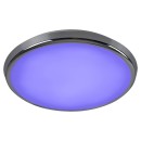 Rabalux 3464 LED vonkajšia stropnica Balthasar 1x18W | 1600lm | 3000-6500K | RGB | IP44 - chróm, biela