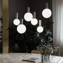 Ideal lux 349237 LED závesné stropné svietidlo ODEON  | 39W integrovaný LED zdroj | 2990lm | 3000K | na lanku | biela