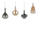 Trio T349400417 závesné stropné svietidlo ALDEA | 4x10W E14 | na lanku | žltá | biela | pestrofarebná