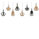 Trio T349400817 závesné stropné svietidlo ALDEA | 8x10W E14 | na lanku | žltá | biela | pestrofarebná