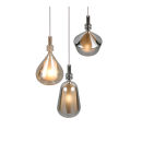 Trio T349430317 závesné stropné svietidlo ALDEA  | 3x10W E14 | na lanku | žltá | biela | pestrofarebná
