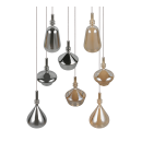 Trio T349430817 závesné stropné svietidlo ALDEA | 8x10W E14 | na lanku | žltá | biela | pestrofarebná