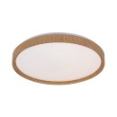 Rabalux 3500 LED stropné svietidlo Sherwood 1x50W | 4000lm | 3000-6500K | RGB - diaľkové ovládanie, nastaviteľná teplota osvetlenia, hviezdny efekt, časovač, nočný režim, stmievateľné, drevo