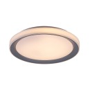Rabalux 3510 LED stropné svietidlo Everest 1x40W | 3200lm | 2700-6500K | RGB - diaľkové ovládanie, nastaviteľná teplota osvetlenia, pamäťová funkcia, časovač,Wi-Fi, nočný režim, stmievateľné, strieborná