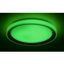 Rabalux 3510 LED stropné svietidlo Everest 1x40W | 3200lm | 2700-6500K | RGB - diaľkové ovládanie, nastaviteľná teplota osvetlenia, pamäťová funkcia, časovač,Wi-Fi, nočný režim, stmievateľné, strieborná
