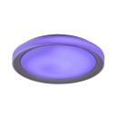 Rabalux 3510 LED stropné svietidlo Everest 1x40W | 3200lm | 2700-6500K | RGB - diaľkové ovládanie, nastaviteľná teplota osvetlenia, pamäťová funkcia, časovač,Wi-Fi, nočný režim, stmievateľné, strieborná