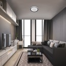 Rabalux 3510 LED stropné svietidlo Everest 1x40W | 3200lm | 2700-6500K | RGB - diaľkové ovládanie, nastaviteľná teplota osvetlenia, pamäťová funkcia, časovač,Wi-Fi, nočný režim, stmievateľné, strieborná