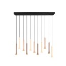 Trio T352011117 LED závesné stropné svietidlo FIATO  | 11x3W integrovaný LED zdroj | 11x400lm | 2300+3000+4000K