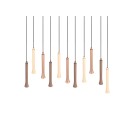 Trio T352011117 LED závesné stropné svietidlo FIATO  | 11x3W integrovaný LED zdroj | 11x400lm | 2300+3000+4000K