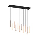 Trio T352011117 LED závesné stropné svietidlo FIATO  | 11x3W integrovaný LED zdroj | 11x400lm | 2300+3000+4000K