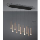 Trio T352011117 LED závesné stropné svietidlo FIATO  | 11x3W integrovaný LED zdroj | 11x400lm | 2300+3000+4000K