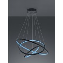 Trio 352710342 LED závesné stropné svietidlo Aaron 1x80W | 7000lm | 3000-6000K | IP20 | RGBW - stmievateľné, diaľkové ovládanie, pamäťová funkcia, nastavenie teploty osvetlenia, technológie WIZ, antracit