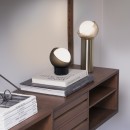 Ideal lux 352848 stolná lampička BLOOM  G9 | vypínač | čierna