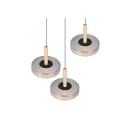Trio T354930332 LED závesné stropné svietidlo CELESTE  | 3x7,5W integrovaný LED zdroj | 3x750lm | 3000K