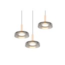 Trio T354930332 LED závesné stropné svietidlo CELESTE  | 3x7,5W integrovaný LED zdroj | 3x750lm | 3000K