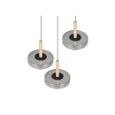 Trio T354930332 LED závesné stropné svietidlo CELESTE  | 3x7,5W integrovaný LED zdroj | 3x750lm | 3000K