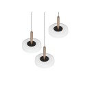 Trio T354930365 LED závesné stropné svietidlo CELESTE  | 3x7,5W integrovaný LED zdroj | 3x750lm | 3000K