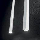 Ideal lux 362496 LED závesné stropné svietidlo LOOK  | 4W integrovaný LED zdroj | 180lm | 3000K | na lanku | sťahovacie | biela