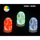 Rabalux 3680 LED stolové dekoračné svietidloWasabi 1x1W | RGB - USB, oranžová, drevo