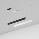 Ideal lux 368771 LED závesné stropné svietidlo STEEL  | 24W integrovaný LED zdroj | 1120lm | 3000K | sťahovacie | na lanku | čierna