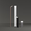Ideal lux 369648 LED záhradný stĺpik STYLE  | 9W integrovaný LED zdroj | 720lm | 3000K | sivá