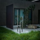 Ideal lux 372259 LED záhradný stĺpik JEDI  | 7W integrovaný LED zdroj | 330lm | 3000K | hnedá