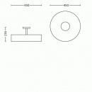 prisadené stropné svietidlo Philips KVETINA 3x42W E14 - matný chróm