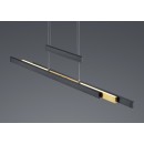 Trio 375310502 LED závesné stropné svietidlo Trajan 1x45W | 5300lm | 2700-5000K - nastaviteľná výška a šírka, funkcia 4level touch, čierna