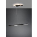 Trio 375510432 LED závesné stropné svietidlo Belfast 1x44W | 4400lm | 3000K | IP20 - 3 fázové stmievanie, horné / dolné osvetlenie, nepriame svetlo, čierna