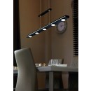 Trio 379190732 LED závesný luster Lacal 7x3,5W | 2450lm | 3000 + 5000K | IP20 - horné / spodné osvetlenie, nastaviteľná výška, nastavenie teploty osvetlenia, 3 stupňové stmievanie, dotykový spínač, čierna