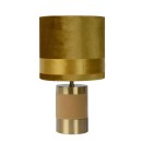 Lucide 10500/81/34 stolná lampička Extravaganza Frizzle 1x40W | E14 - žltá, kov, vypínač na kábli