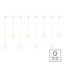 Emos DCGW02 LED záhradná dekoračná vianočná reťaz - záves hviezdy 5m 3,6W | 8LED | 2700K | IP44 - teplá biela