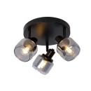 Lucide 77979/13/30 BJORN stropné bodové svietidlo D380mm 3xE14 - čierna