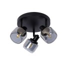 Lucide 77979/13/30 BJORN stropné bodové svietidlo D380mm 3xE14 - čierna