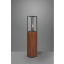 Trio 401860130 záhradný stĺpik Garonne 1x60W | E27 | IP44 - hnedá