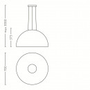 závesné stropné svietidlo - luster Philips Skive E27 - čierna
