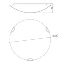 Globo 40402-2 prisadené stropné svietidlo Calimero I 2x60W | E27